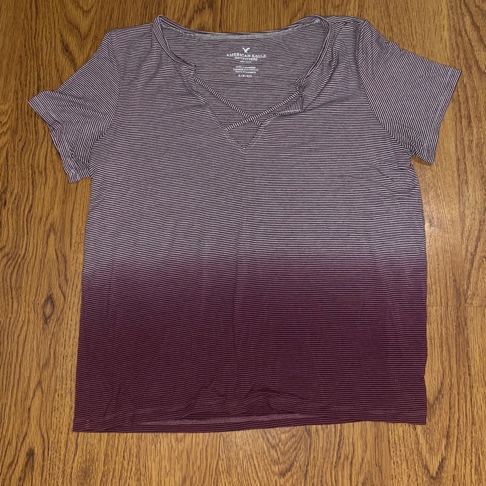 Purple Striped T-Shirt
